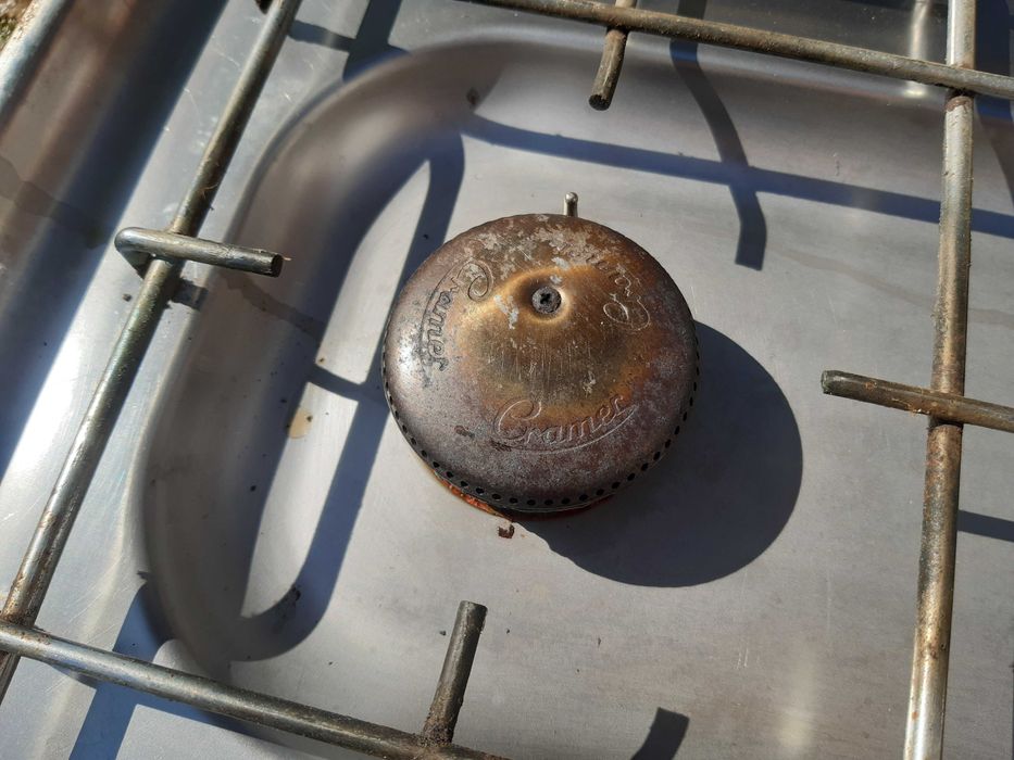 Fogão e lava loiça caravana