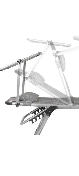 Espreguiçadeira de jardim com guarda-sol - Nova