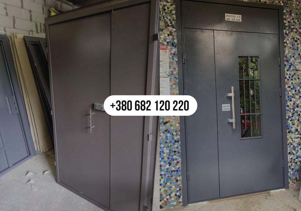 Залізні двері любих розмірів, двері в гараж на склад ЯКІСНО!