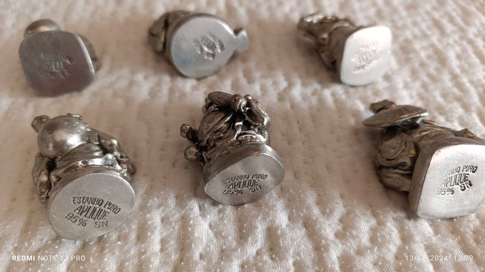 Budas em estanho puro (miniaturas)