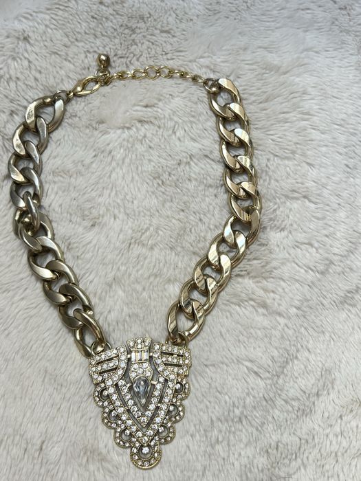 Naszyjnik łańcuch aesthetic ciężki elegancki glam glamour i