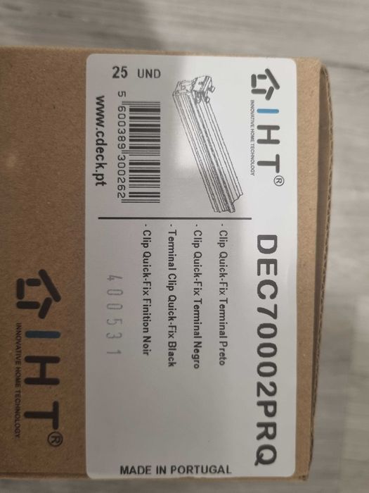 Clip quick-fix terminal deck IHT