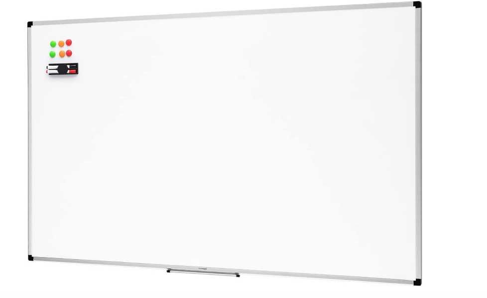 Amazon Basics Magnetyczna tablica suchościeralna 90×60 cm Biała DEFEKT