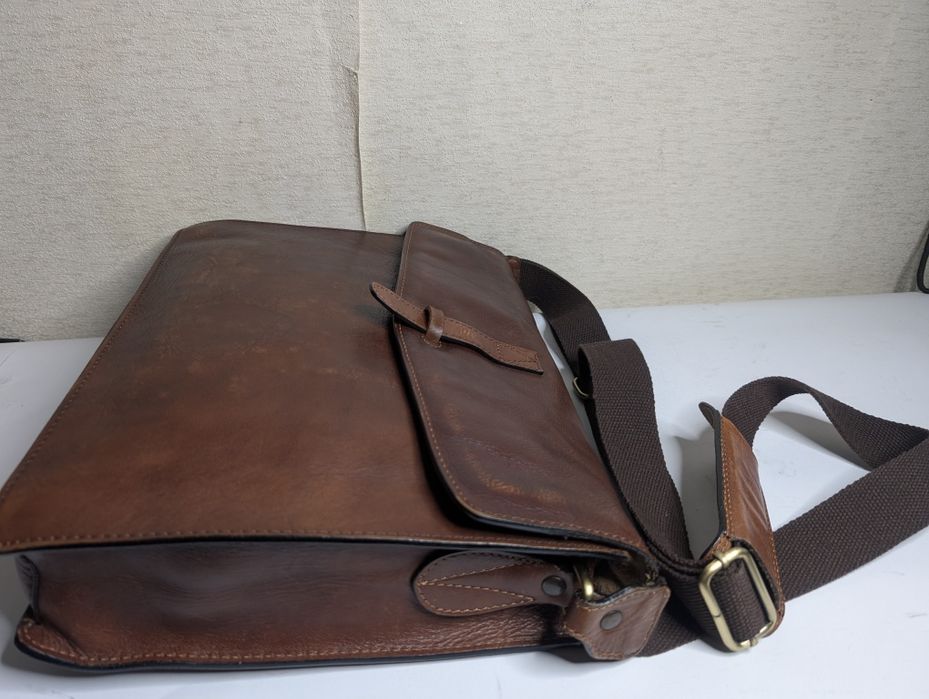 Сумка чоловіча JOHN LEWIS, Italy. Натуральна шкіра.