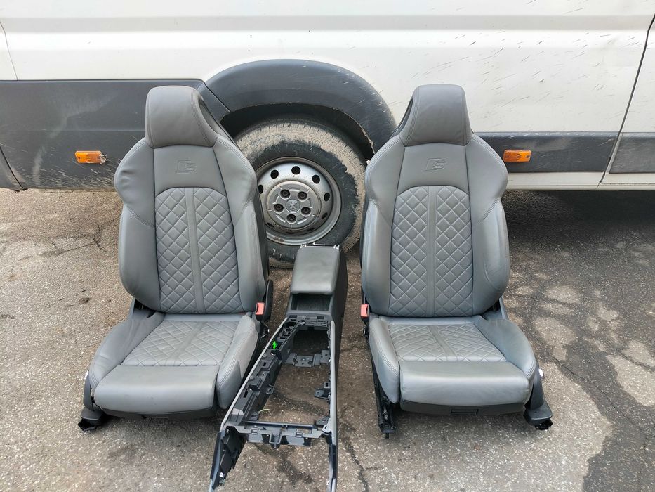 Fotele audi s5 S4 rs fotel boczki komplet s line skóra