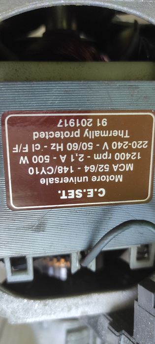 Silnik pralki MCA 52/64-148/cy10 Mastercook uniwersalny