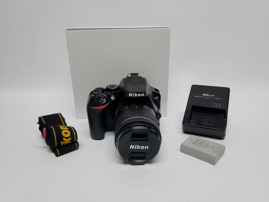 Nikon D3500 + lente 18-55 câmara DSLR