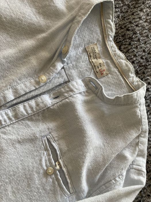 2 camisas Zara (uma gola dupla outra sem gola)