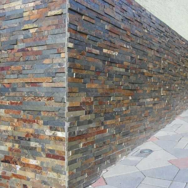 Łupek Multicolor |  Stackstone 36x10x0,8-1,3cm | Kamień | ELEWACJA