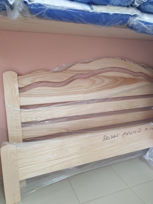 Ліжко "Багет" 160/200,дерев'яне,двоспальне,180/200;140/200,ясен