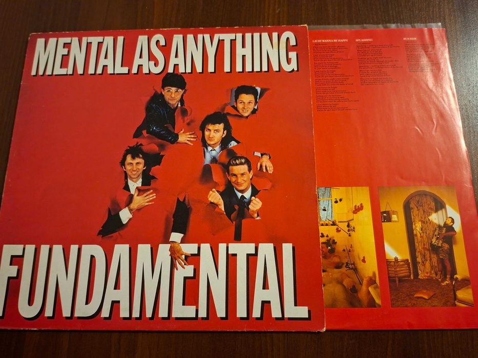winyl Mental As Anything Fundamental stan EX/EX new wave pop rock