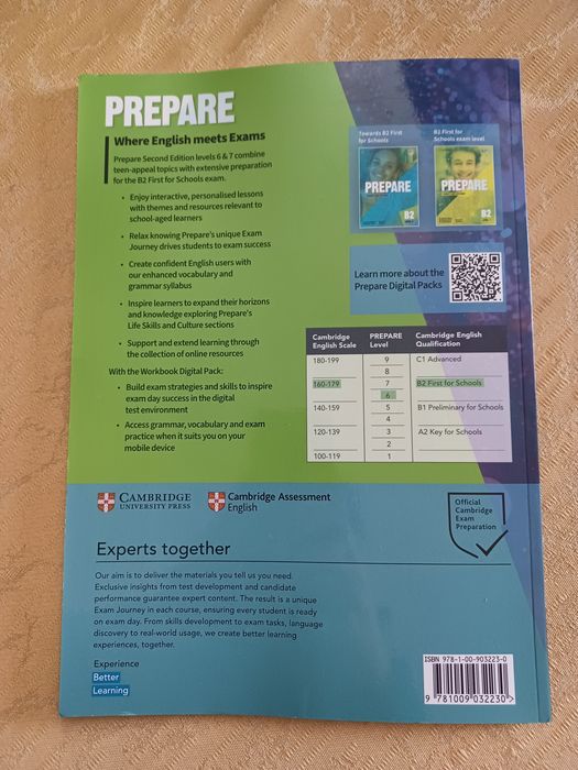 Caderno - Prepare Level 6 Workbook With Digital Pack (NOVO)