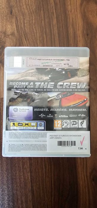 PS3 - Fast and Furious ShowDown