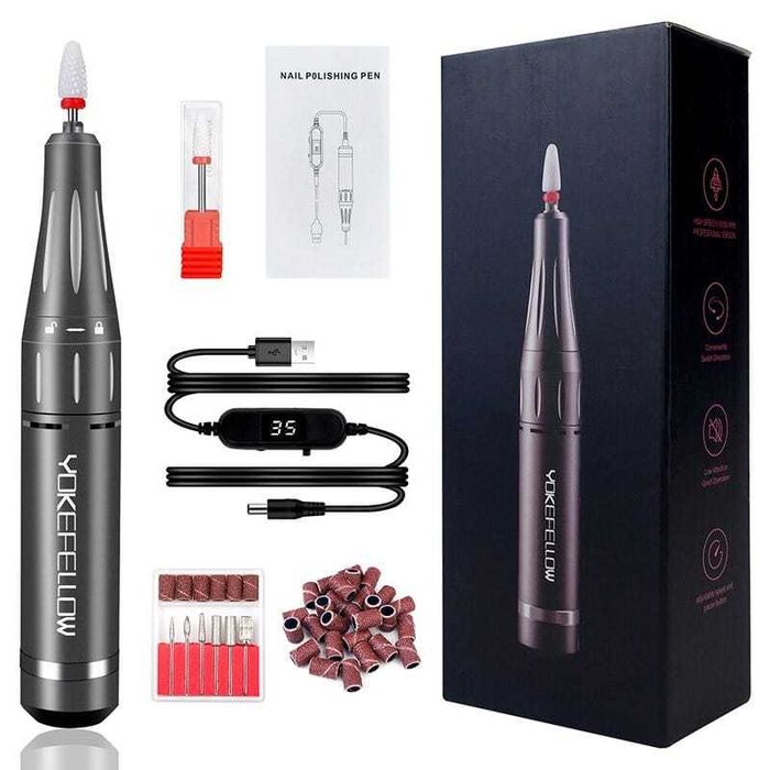 FREZARKA do Manicure + Dodatki frezy ceramiczne