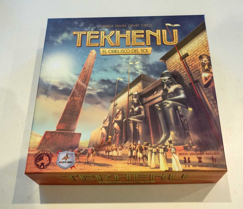 Tekhenu: Obelisco do Sol – jogo de tabuleiro