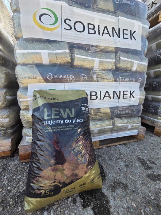 Węgiel groszek Sobianek LEW 27-29 MJ Tania Dostawa