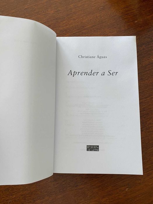 Aprender a Ser - Christiane Águas