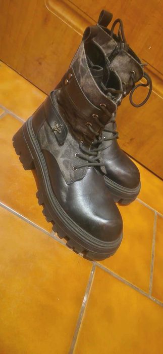 Botki/Workery Rock Tikero czarne