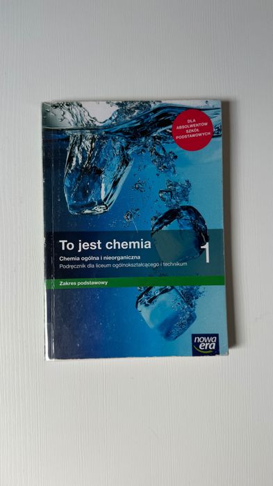 To jest chemia 1 podręcznik zakres podstawowy nowa era