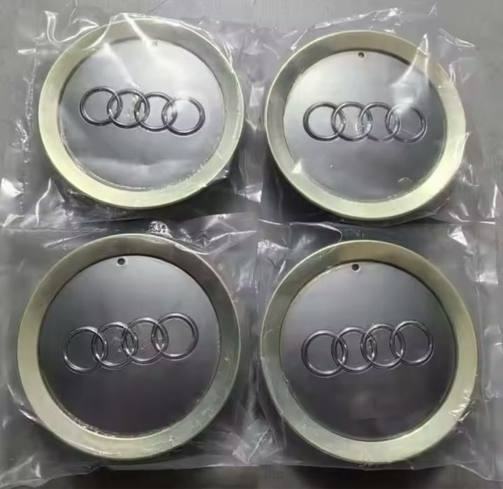 4 Centros de Rodas NOVAS Audi A8, S8, A6, S6 - 145mm