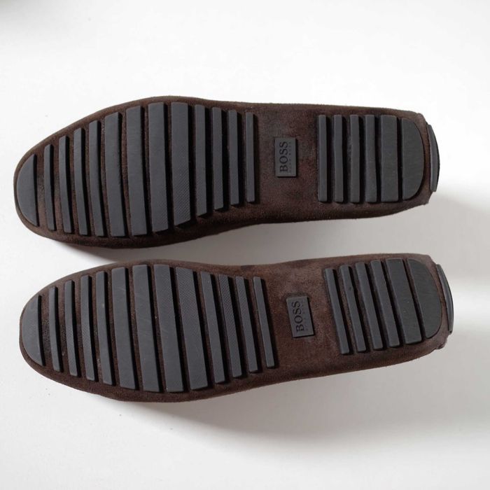 Мокасины Hugo Boss Driver Moccasin Made Italy 41 размер оригинал идеал