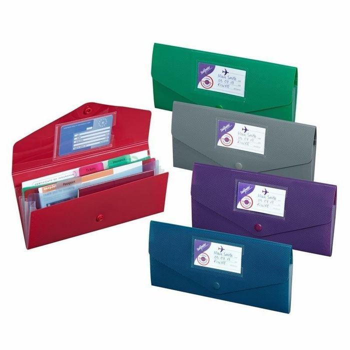 Koperta podróżna DL mix (5szt) Snopake folia,23,1x11,3x1,3 cm
