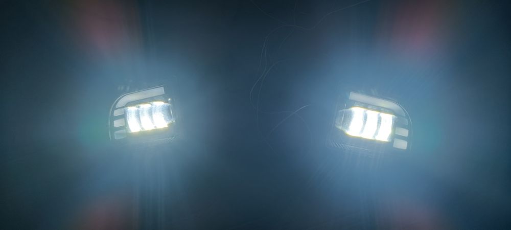 Протитуманні фари, LED, для Шевроле Лачетті. Б/У, 1750грн/компл