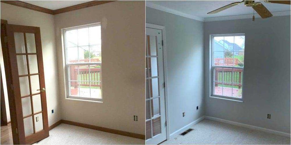 pintura  de interiores - paredes - tetos - moveis - reparações