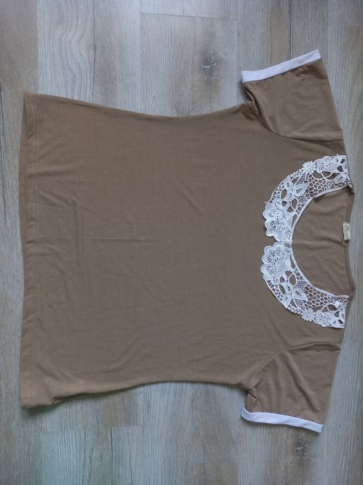 Bluzka Europe XXXL krótki rękaw 46