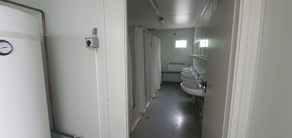 Kontener sanitarny Łaźnia Prysznicowy Dwie sztuki