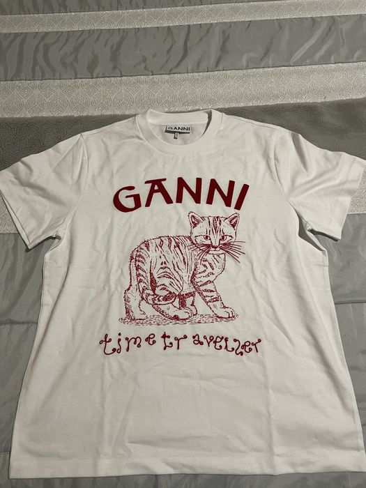 Camisola branca Ganni