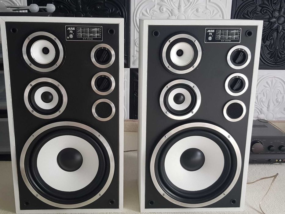 Kolumny Altus Tonsil  75 (Wersja Czarno-Biała) Unikalny Design