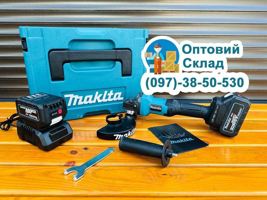 Акумуляторна Безщіткова Болгарка Makita DGA361 BL ( 36V-8A ) 7500об/хв