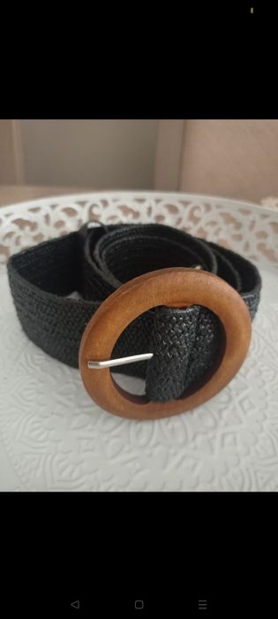 Pasek drewniana klamra