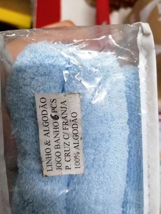 Conjunto de banho para bordar