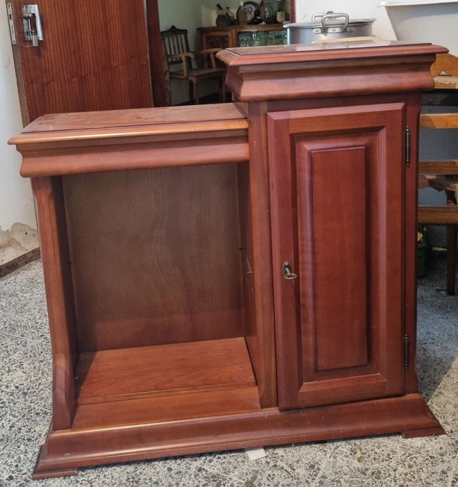 Móvel de entrada/escritório, em cerejeira