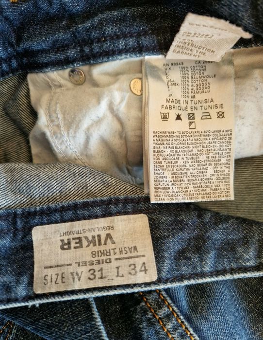 Джинси чоловічі Diesel W34 L32 VIKER (Дизель) Original