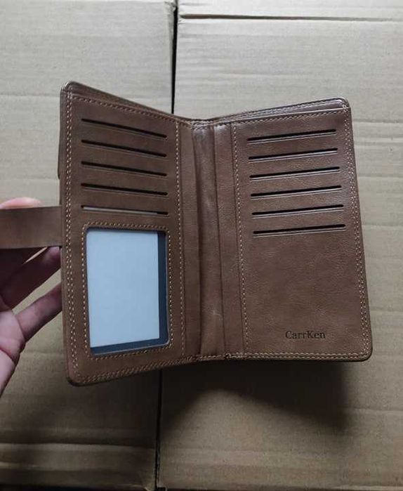 Cтильный мужской кошелек портмоне гаманець, визитница новый красивый