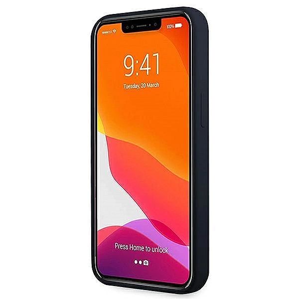 Etui BMW Silicone Signature na iPhone 13 mini - granatowe
