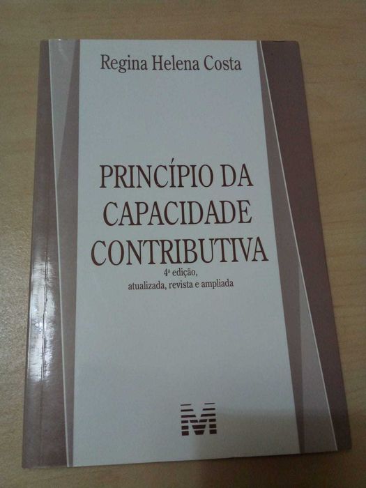 Livro Princípio da Capacidade Contributiva - Regina Helena Costa