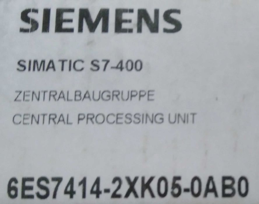 Процессор Siemens SIMATIC S7 400 6ES7414-2XK05-0AB0 CPU 414-2 SPS PLC