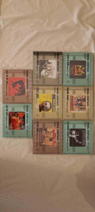 Coleção de 8 CDs com bandas sonoras históricas
