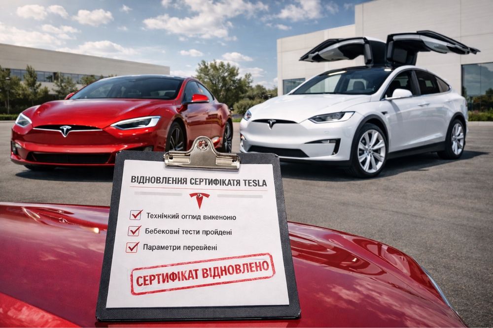 Дистанційне відновлення Сертифікатів Тесла.