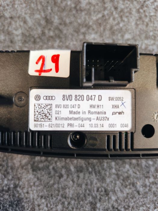 Climatronic sofagem / comando chaufagem AUDI A3