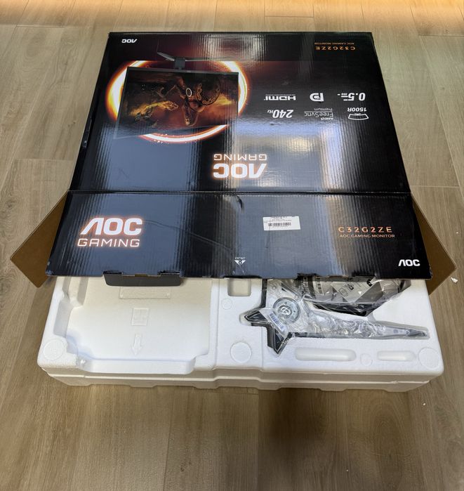 Monitor gamingowy aoc c32g2ze/bk simracing