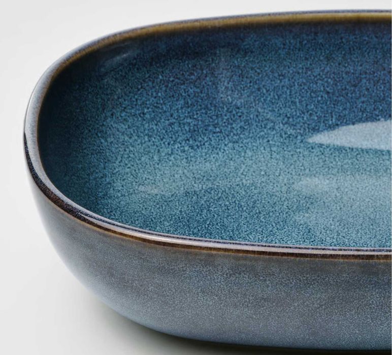 GLADELIG Oven dish, set of 2, blue