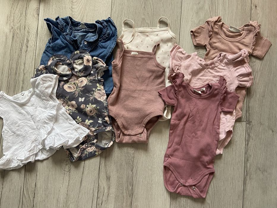 Mega paka ubranek 62 plus zabawki gratis