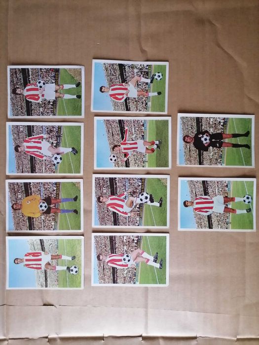 10 Cromos ASES DO FUTEBOL 70 /71 Leixões Sport Clube /Palirex