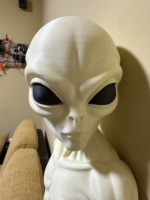 Estátuas de alien grande formato, muito real
