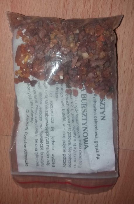 Bursztyny do nalewki bursztynowej